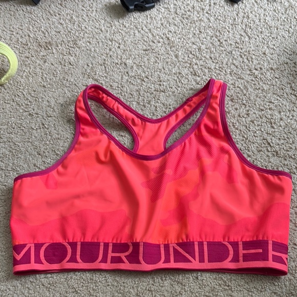 Under Armour Other - Under Armour Pink Racerback Sports Bra